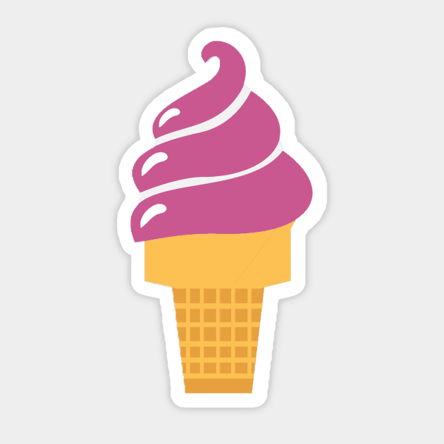 soft serve ice cream cone Sticker by victoriaarden